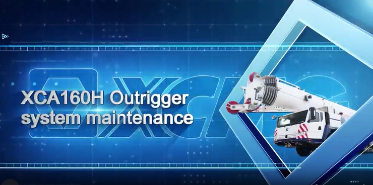 XCA160H Outriggersystem maintenance