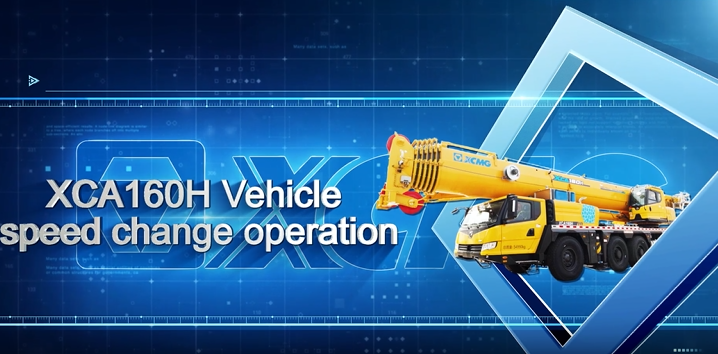 XCA160H Vehiclespeed change operation