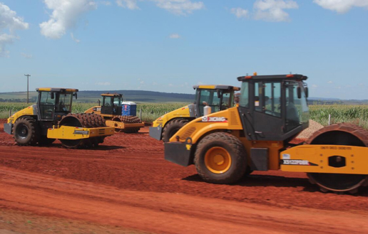 Road rollers in Brazil