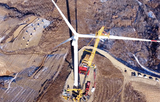 The XCA3000, the world's largest tonnage wheeled crane, in Yingkou, China
