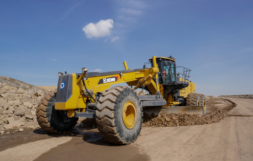 Motor graders at a mine in Australia