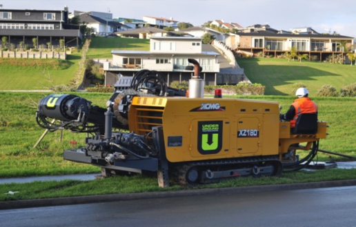 Horizontal drilling rig in Oakland, New Zealand