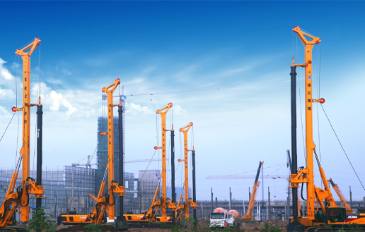 Rotary drilling rigs in subway project