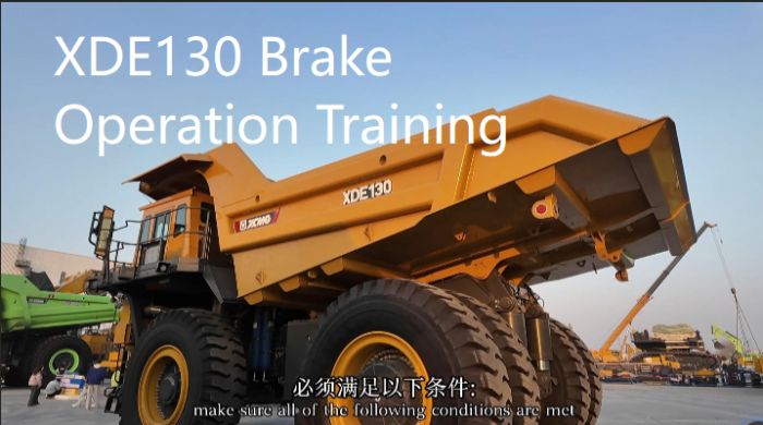 XDE130 Brake Operation Training