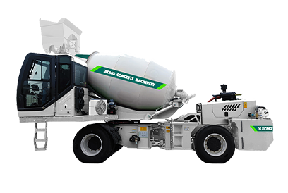 Self-Loading Concrete Mixer